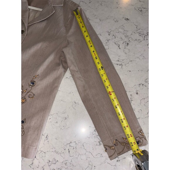 Embroidered blazer By Nordstrom Women’s Tab Private Label Sz Large - Picture 7 of 11